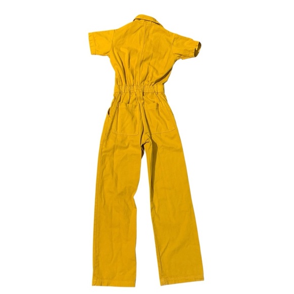 Big Bud Press Mustard Yellow Short Sleeve Jumpsuit Size XXS - Picture 5 of 5